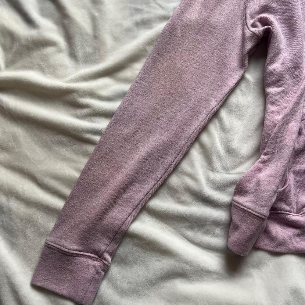 Vintage Y2K pink Abercrombie & Fitch zip up sweatshirt size small - Picture 5 of 6